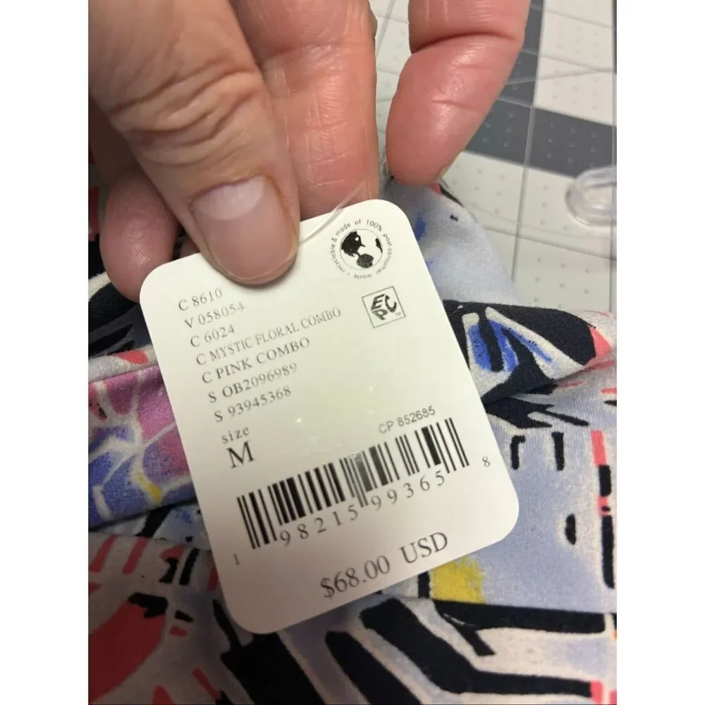 Free People Movement NWT Never Better in Printed Mystic Floral Combo Size M